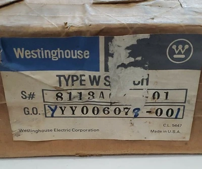 USED Westinghouse 8113A07G01