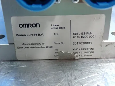 Used OMRON R88LESPMC110B3000001 Pick & Place Machines Ohio US | HGR 24 #728029