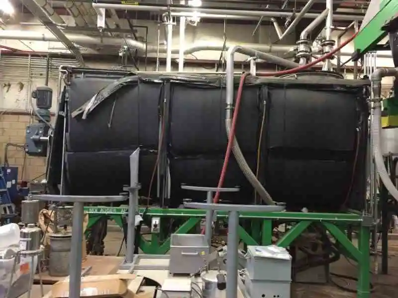 200 cu ft continuous ribbon mixer
