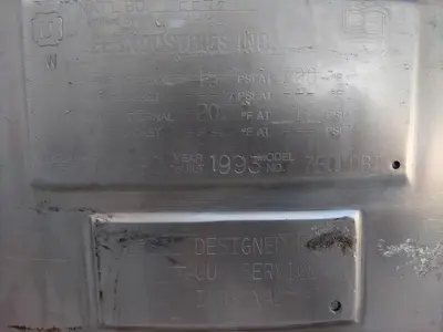 USED 1993 LEE INDUSTRIES 750L DBT