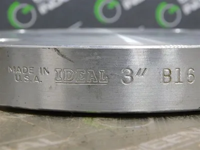 3" IDEAL Blind Bolt-On Flange CL150 SA182 F316/316L D4319 7.5" OD 1" W Used