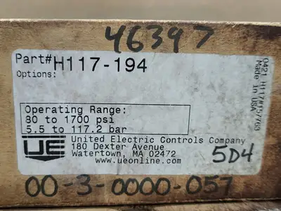 NEW UNITED ELECTRIC H117-194