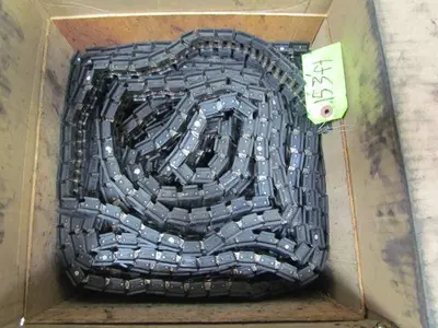 Rexnord 1843 Tab 1.25 1-1/4" BWR wide tabletop conveyor chain 1/2"Pitch 153ft Long