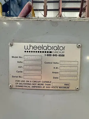 USED 2010 WHEELABRATOR 6 FT. X 36 IN.
