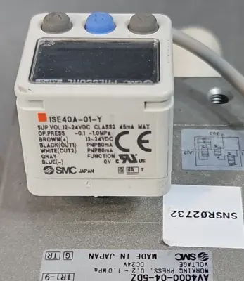 SMC AV4000-04-5DZ + AW-N04D-8Z + VHS40-N04-ZMain Pressure Regulator Loc6D33