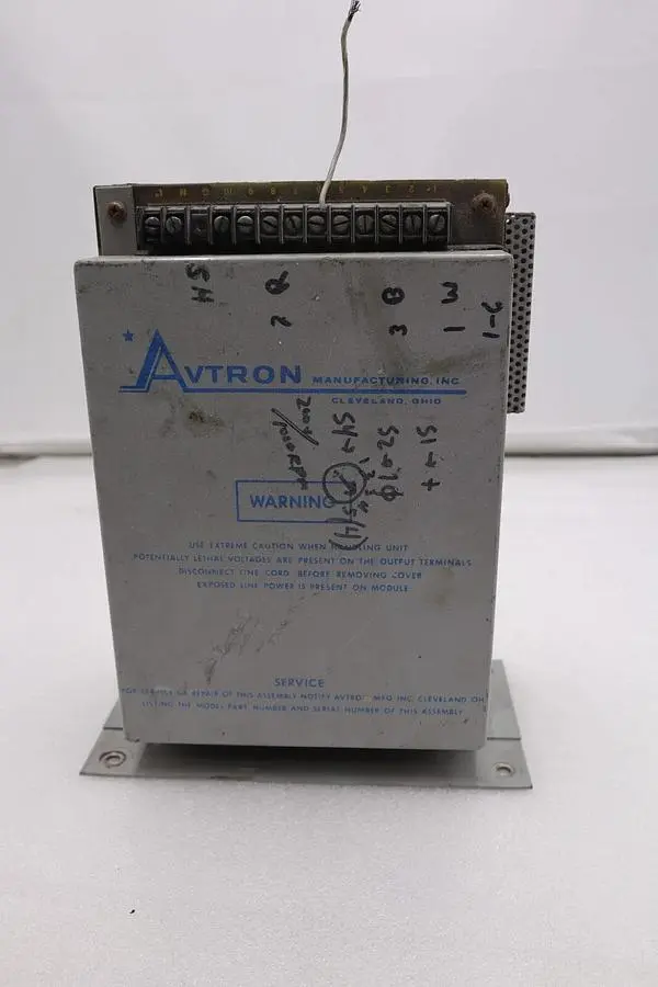 AVTRON BRUSHLESS TACHOMETER GENERATOR D12283 #2163