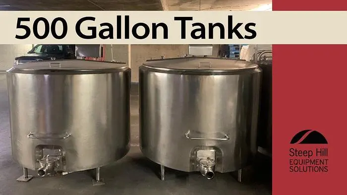 500 Gallon SS Tanks