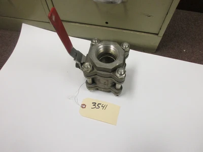 2" Ball Valve, 3 piece, CF8M material, NPT intlet and outlet.