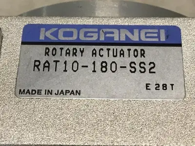 Used KOGANEI RAT10-180-SS2 Rotary Actuators Michigan US | Ideal Machinery #784164