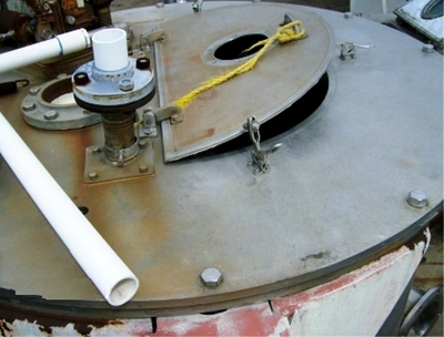 Western States 48 x 30 perforate basket centrifuge, 316SS.