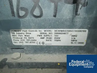 USED ProMinent 1" PROMINENT GEAR PUMP