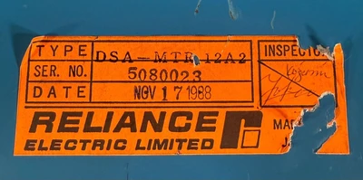 Reliance Electric DDS-TLII (10.5.3)