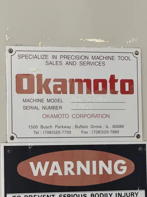 2013 OKAMOTO ACC 20-24DX Reciprocating Surface Grinders | Liberty Machine Works LLC (6)