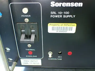 USED SORENSEN SRL10100