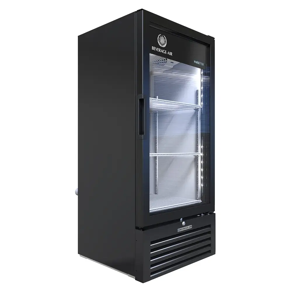 Beverage-Air MT10-1B 24 7/8" Marketmax™ One Section Glass Door Merchandiser - (1) Right Hinge Door, Black, 115v