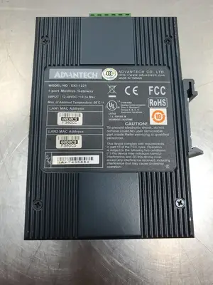 Used Advantech EKI-1221 1-Port Modbus Gateway Module, 12-48VDC, 0.3A Misc Networking Equipment South Carolina US | Palmetto Automation #1505704