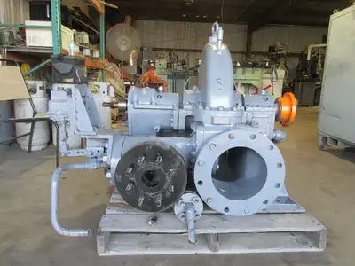 Westinghouse Steam Turbine w/ Woodward #PGPL-846jk governer, 955 RPM