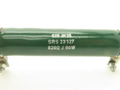SIR Resistor Set 820O 90W | 150R 150W | DIN Rail | Acrylic Hazard Cage