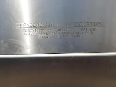 Cabinet, Glove Box, Isolator, Flanders, Stainless Steel, 59" x 24" x 28" #S744729