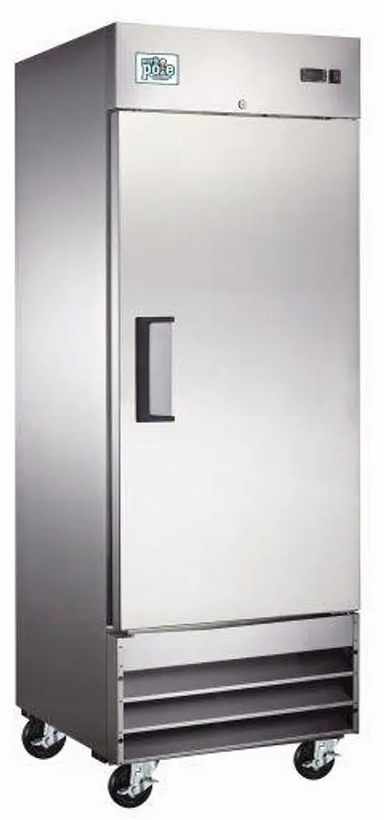 Elite Stainless Steel Reach In 1 Door Refrigerator