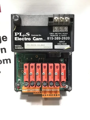 ELECTRO CAM PLUS 5000 SERIES PROGRAMMABLE LIMIT SWITCH PS-4020-10-M08 9329/2 120VAC