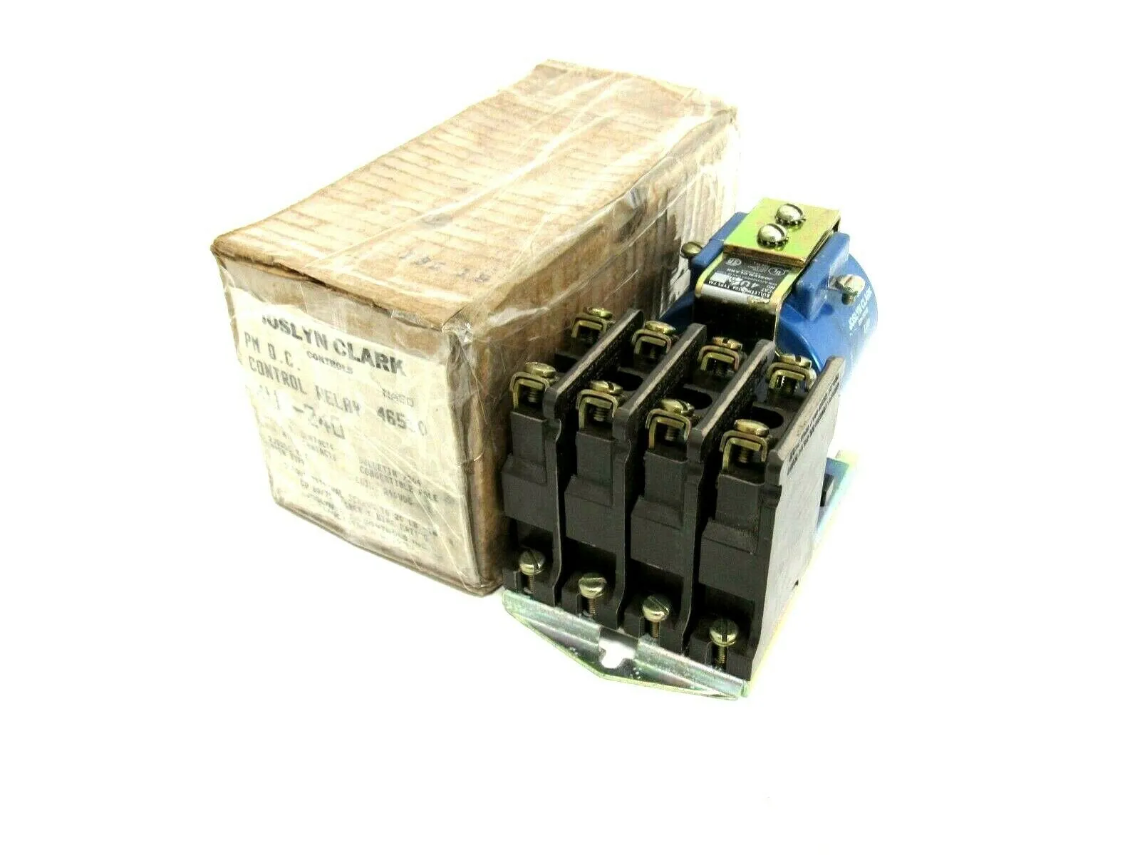 NEW JOSLYN CLARK 4U4-240 CONTROL RELAY 4U240