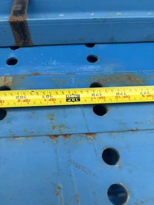 42″ x 18′ Structural Steel Pallet Rack Upright Frame – Heavy-Duty Warehouse Racking End