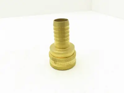 Hansen 8-ST Quick Disconnect Coupling ST Series 1" Hose 1" Body NBR Seal Brass