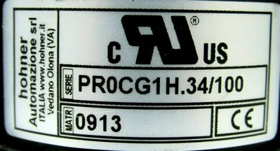 NEW HOHNER PR0CG1H.34/100 ENCODER PR0CG1H34100