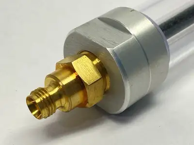 USED AGILENT GLASS INDICATING OXYGEN TRAP 1/4" 100 PSI