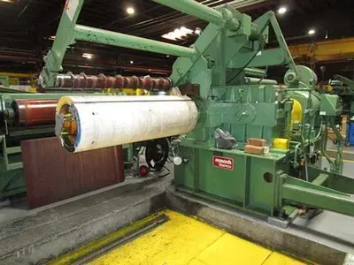 60" x  20,000 Lbs. Stamco Uncoiler & Recoiler Package with 16" Coil ID (Used)