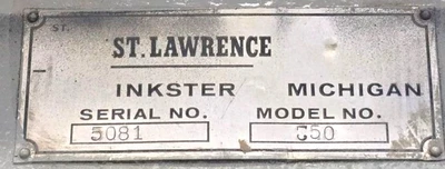 USED ST. LAWRENCE ST. LAWRENCE 350 PRESS