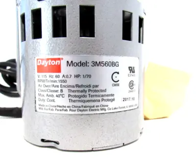 NEW DAYTON 3M560BG BLOWER/FAN WITH NEPTUNE MODEL 2 DYNA-PUMP