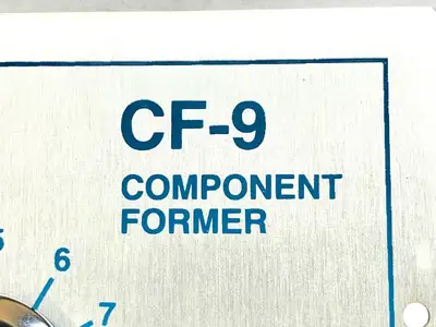 Used GENERAL PRODUCTION DEVICES COMPONENT FORMER CONTROL PANEL FACE Electrical Panels | Maverick Industrial Sales #1121404