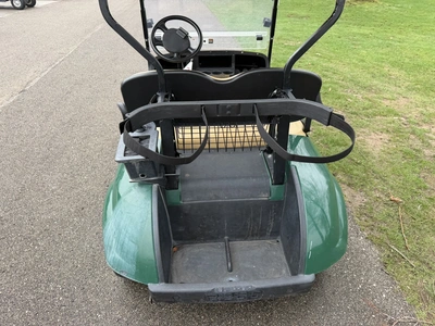 (1) 2015 E-Z-Go golf cart with a Kawasaki gas engine, does not include Club canopy, includes ball wa...