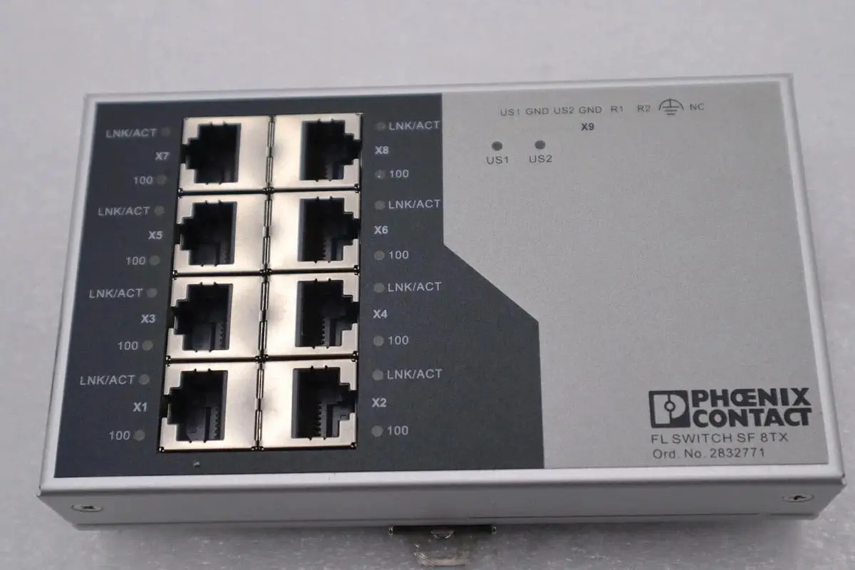 Phoenix Contact FL Switch SF 8TX Eight Port Industrial STOCK K-95C
