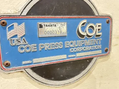 15,000 LBS X 18" X 0.310" COE PRESS EQUIPMENT FEED LINE, COIL REEL & CAR WITH STRAIGHTENER: STOCK #23438