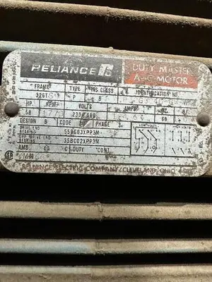 Used RELIANCE SQUIRREL CAGE A.C. Motors Ohio US | Surplus Asset Holdings #1187525