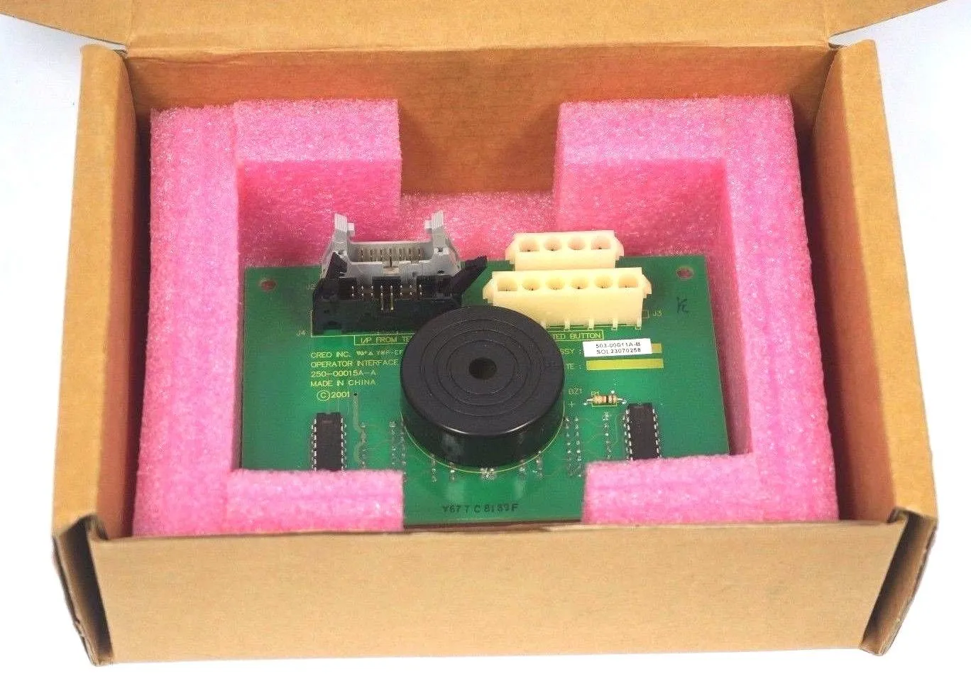 NEW CREO INC. 503-00011A-B ALARM BOARD 250-00015A-A