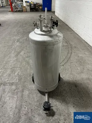USED Alloy Products 30 Gal Alloy Products Receiver Tank, 316 S/S, 100#