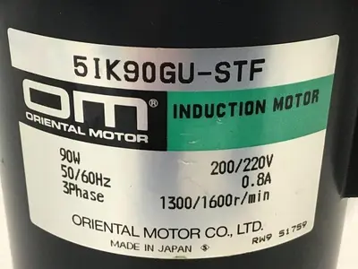 USED ORIENTAL MOTOR 5IK90GU-STF