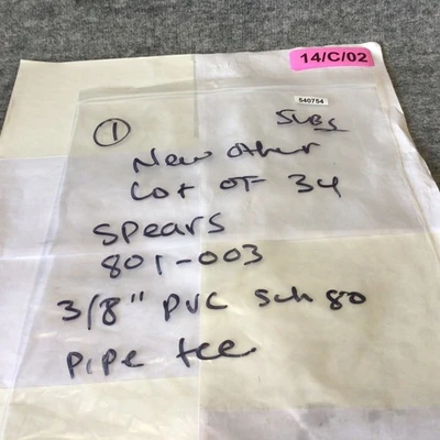 New | in-Stock Spears 801-003 Valves/Fittings California US | Davliegogo LLC #1719021
