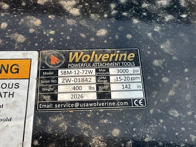 Used WOLVERINE SBM-12-72W SKID STEER SICKLE BAR MOWER Sickle Bar Mowers Michigan US | Miedema Asset Management Group #1468642
