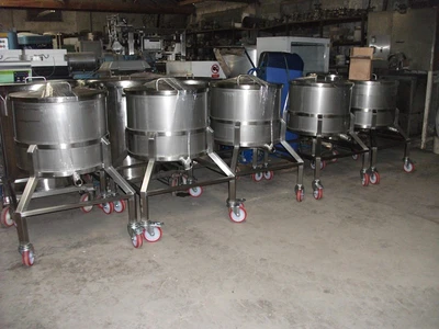110L S/S Open Top Trolley Tanks