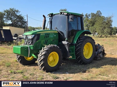 Used 2023 JOHN DEERE 6140M Tractors & Trailers Texas US | Proxy Equipment #1424328
