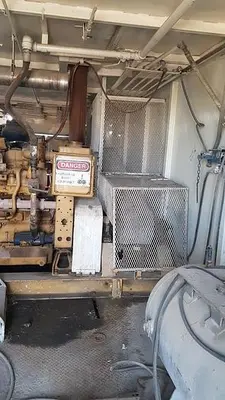 USED EMSCO F-500 TRIPLEX MUD PUMP