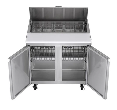 126-0041 Norpole NP2R-SW36 3' Self Contained Sandwich Prep Table Cooler