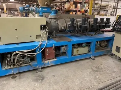 92 mm Jinhu Twin Screw Extruder for PE
