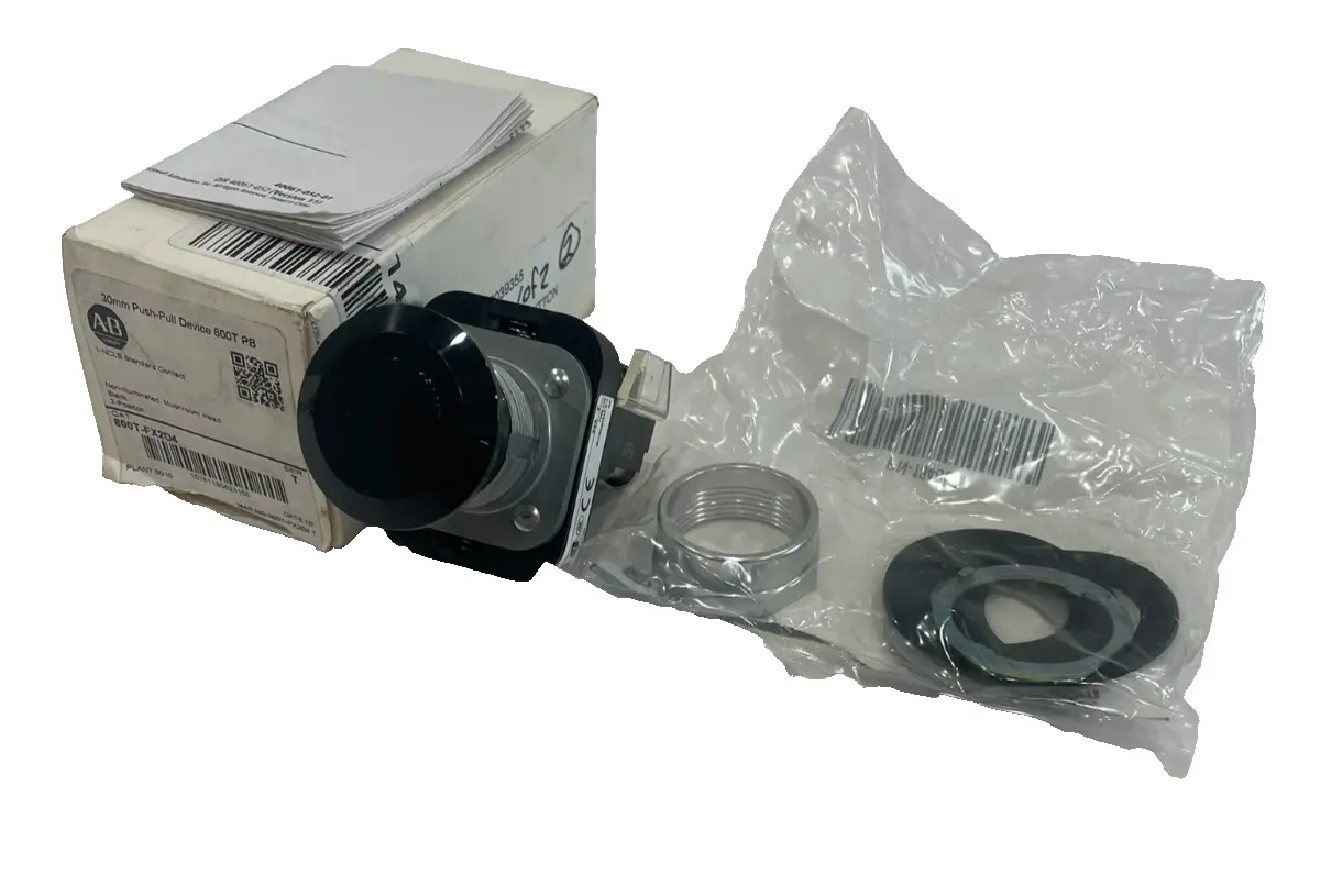 ALLEN BRADLEY 800T-FX2D4 PUSH-PULL DEVICE SER. T 800TFX2D4 NEW, SURPLUS