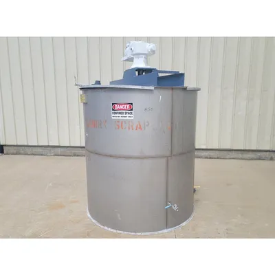 Used Industrial Air Inc. Stainless Steel Vertical Mix Tank - 750 Gal.